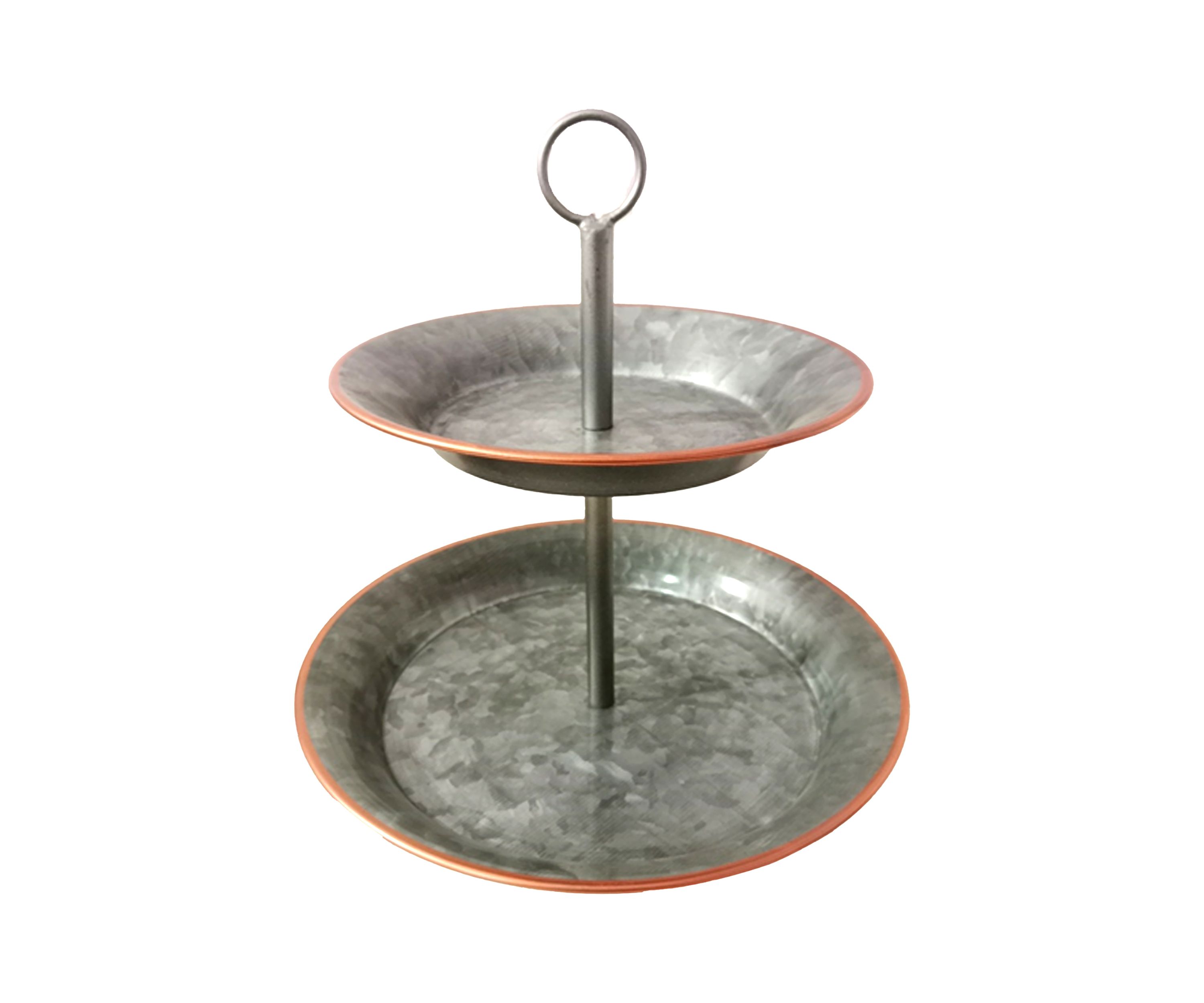 Galvanized Metal 2 Tier Server