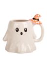 Figural Ghost with Witch Hat Mug