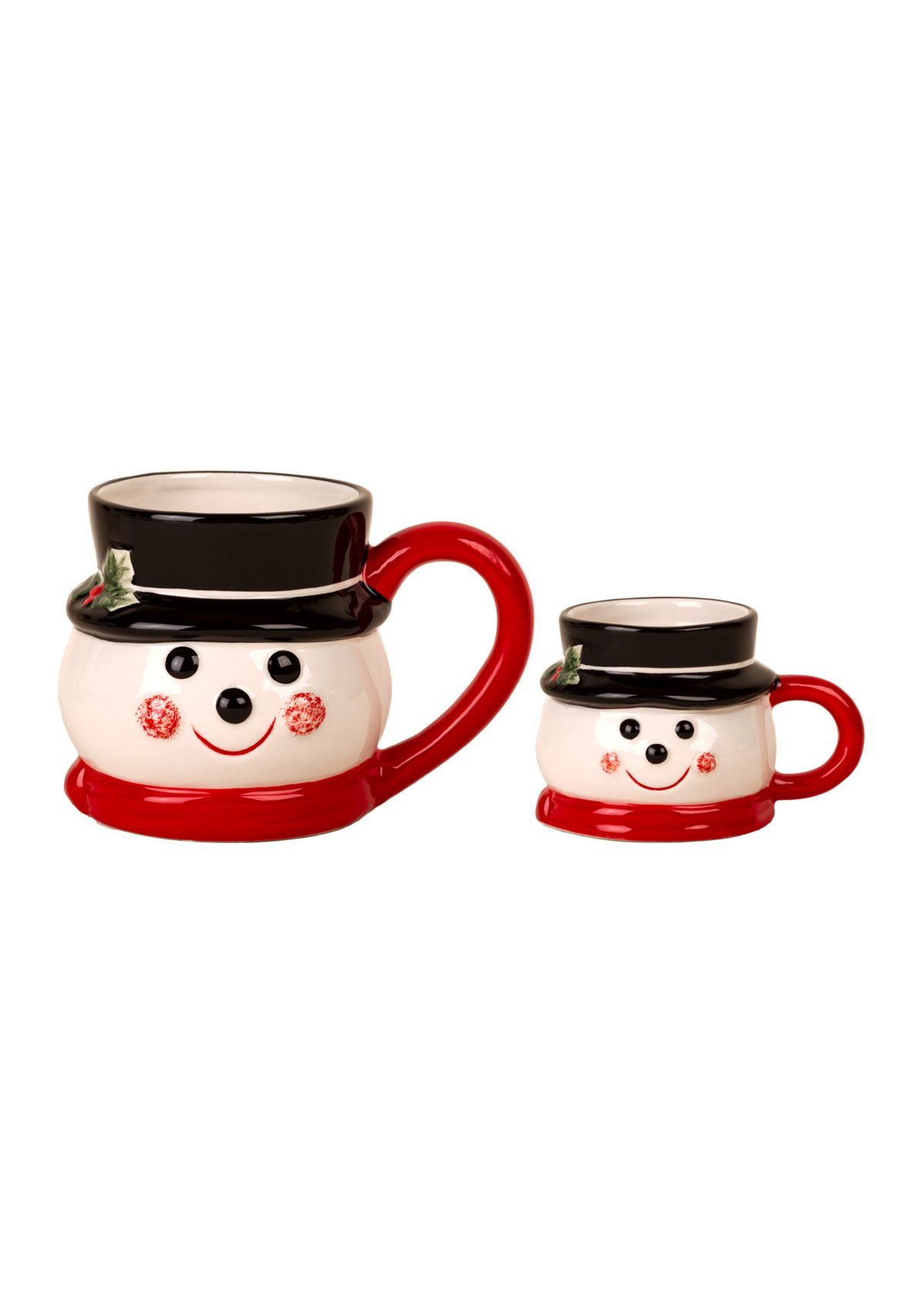 Ceramic Snowman Mug Set of 2