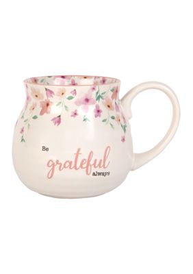 Home Essentials Floral Mug with Sentiment