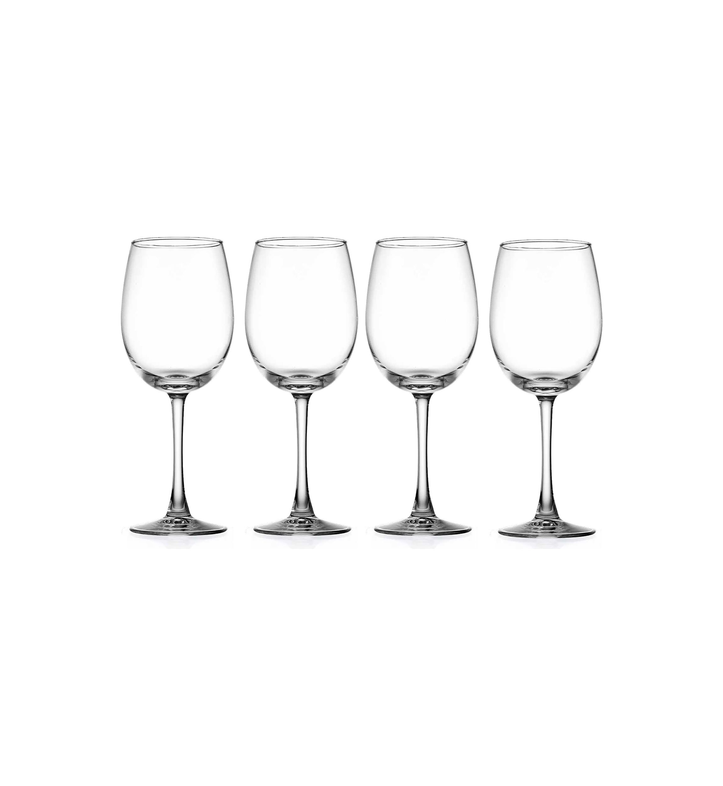 Set of 4 15 Ounce Stemmed Wine Glasses