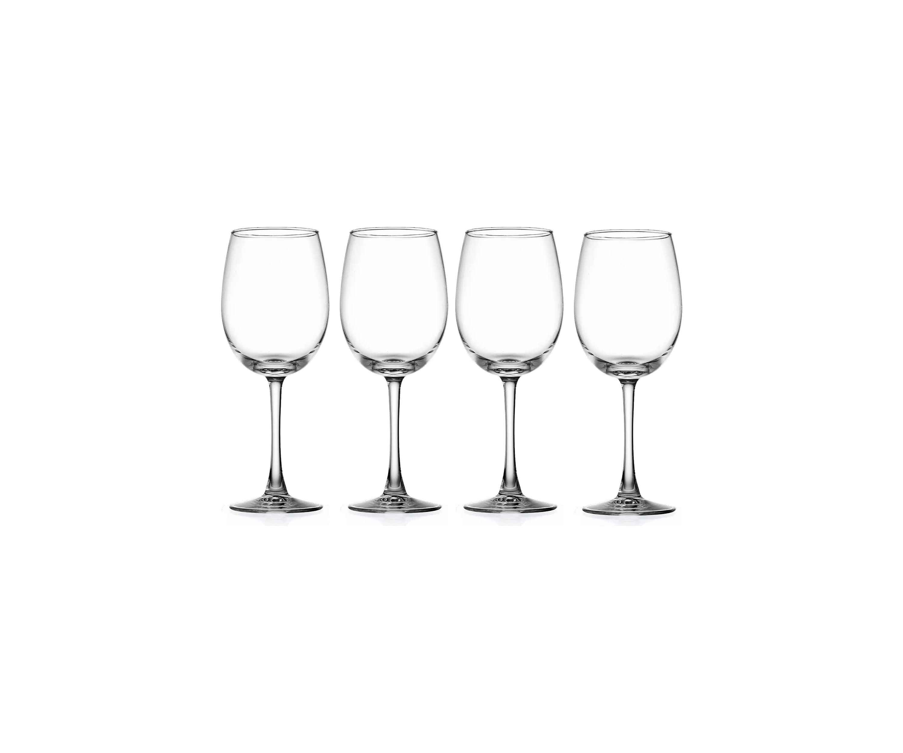 Set of 4 15 Ounce Stemmed Wine Glasses