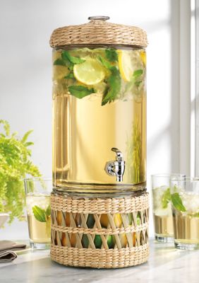 Rattan Beverage Dispenser 