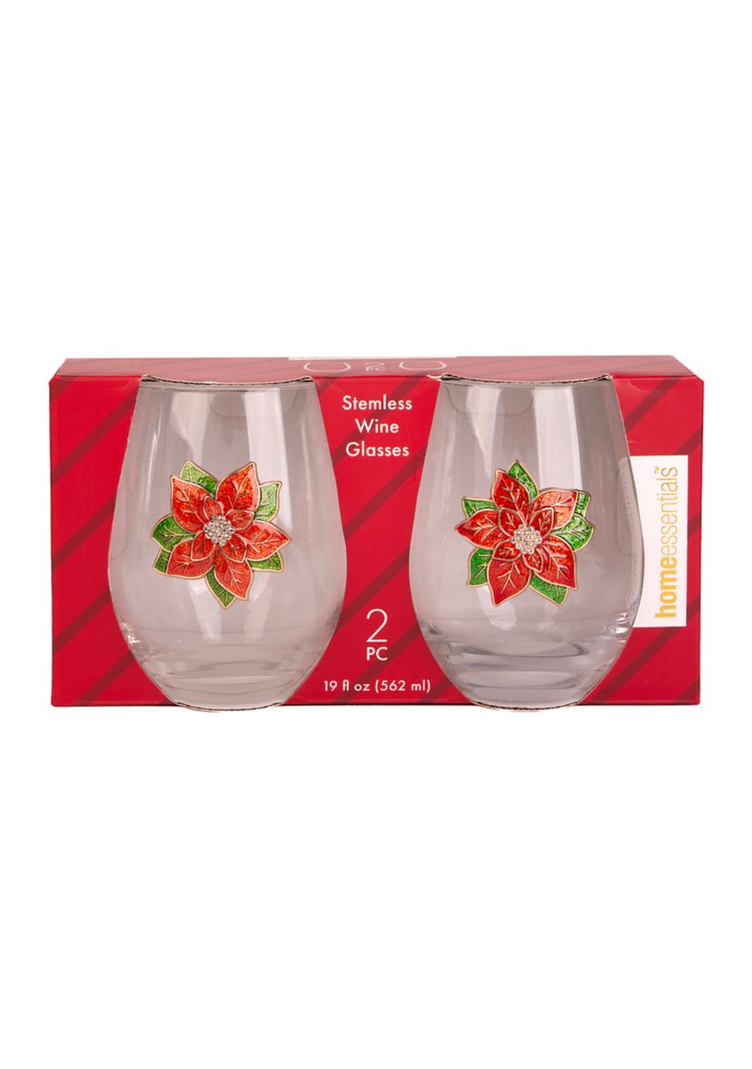 Stemless Wine Glasses - Set of 2