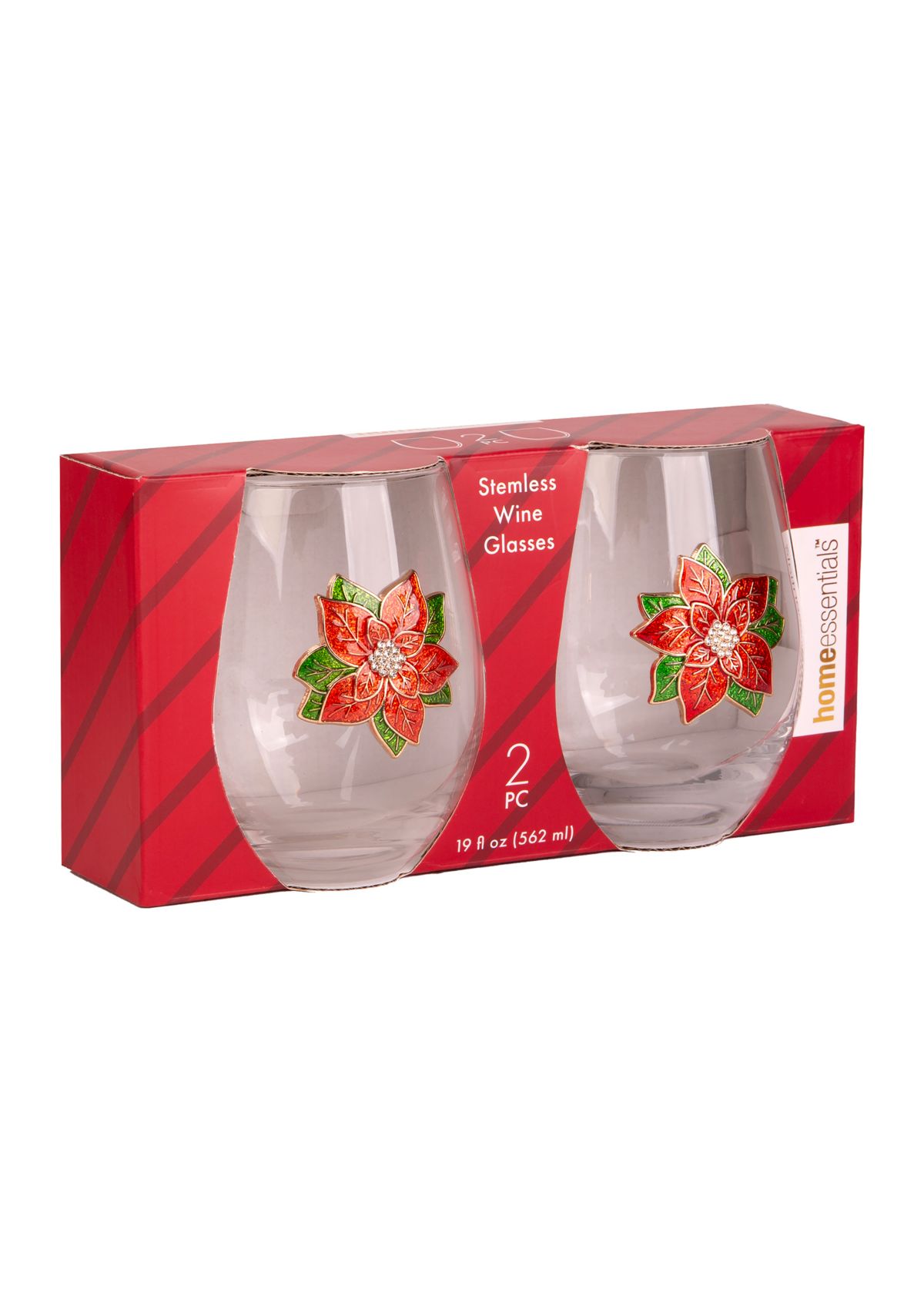 Stemless Wine Glasses - Set of 2