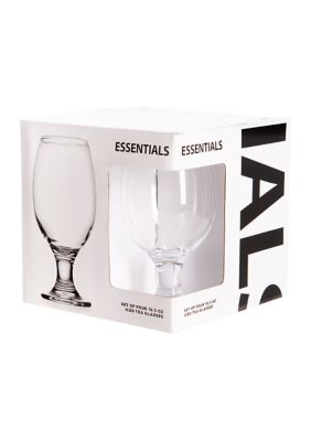 Christmas Animals Stemless Wine Glass Set of 4 - Cocktail Glasses and Drinkware by on The Rox Drinks