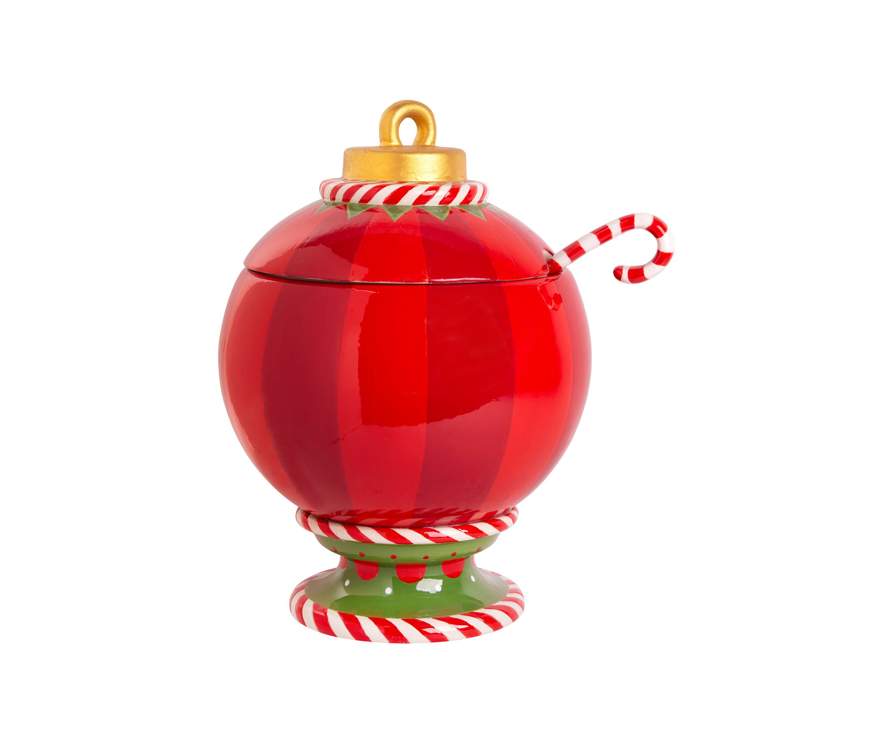 Ornament Punch Bowl with Ladle