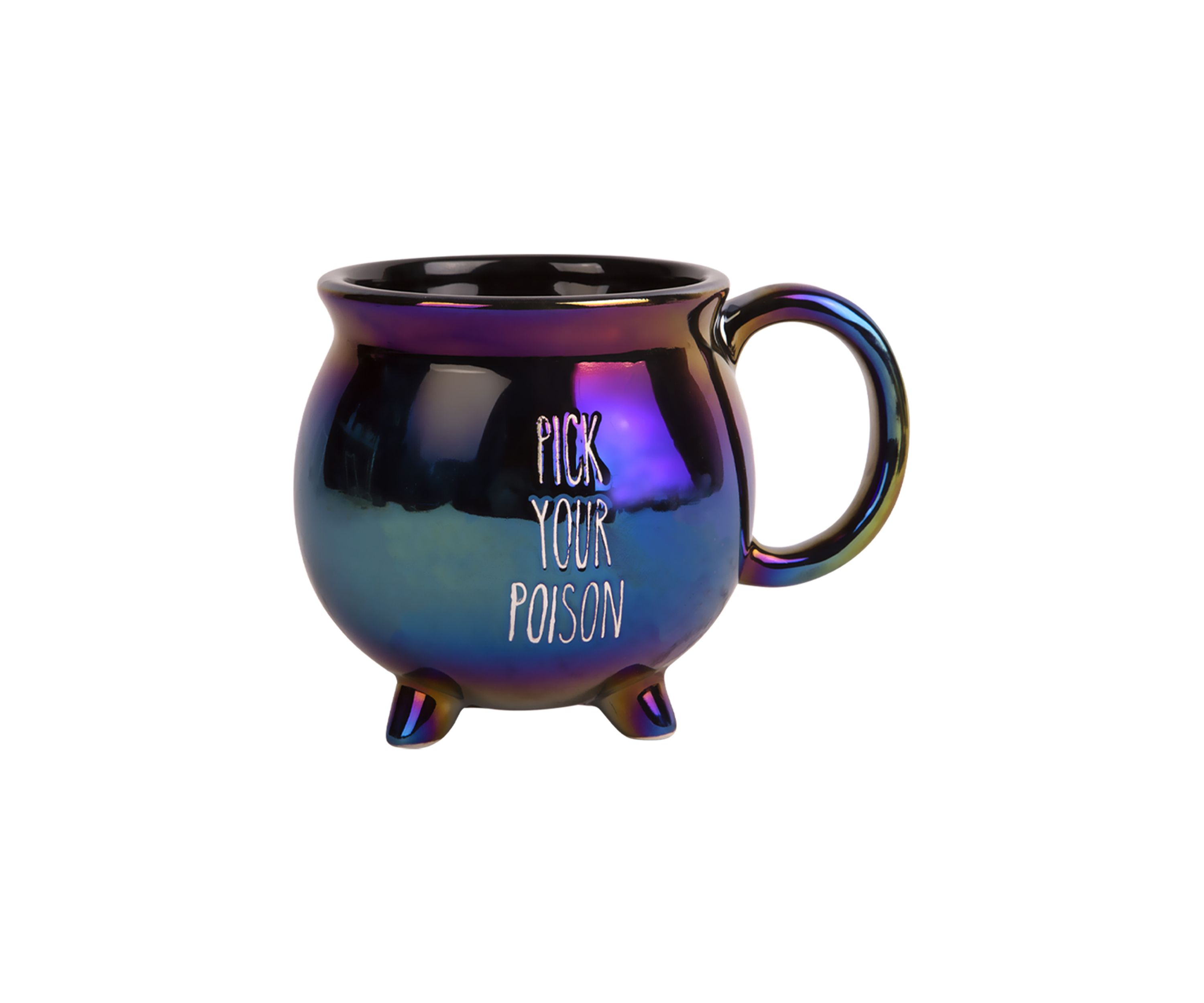 Iridescent Footed Pick Your Poison Mug