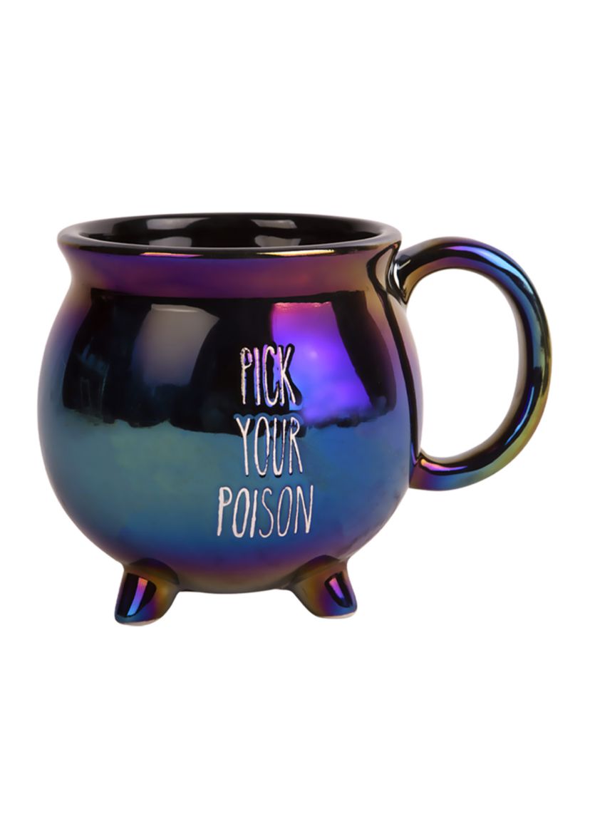 Iridescent Footed Pick Your Poison Mug