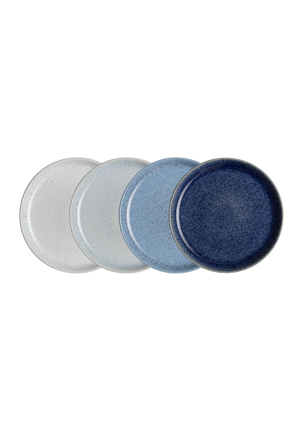 Studio Blue 4 Piece Coupe Dinner Plate Set