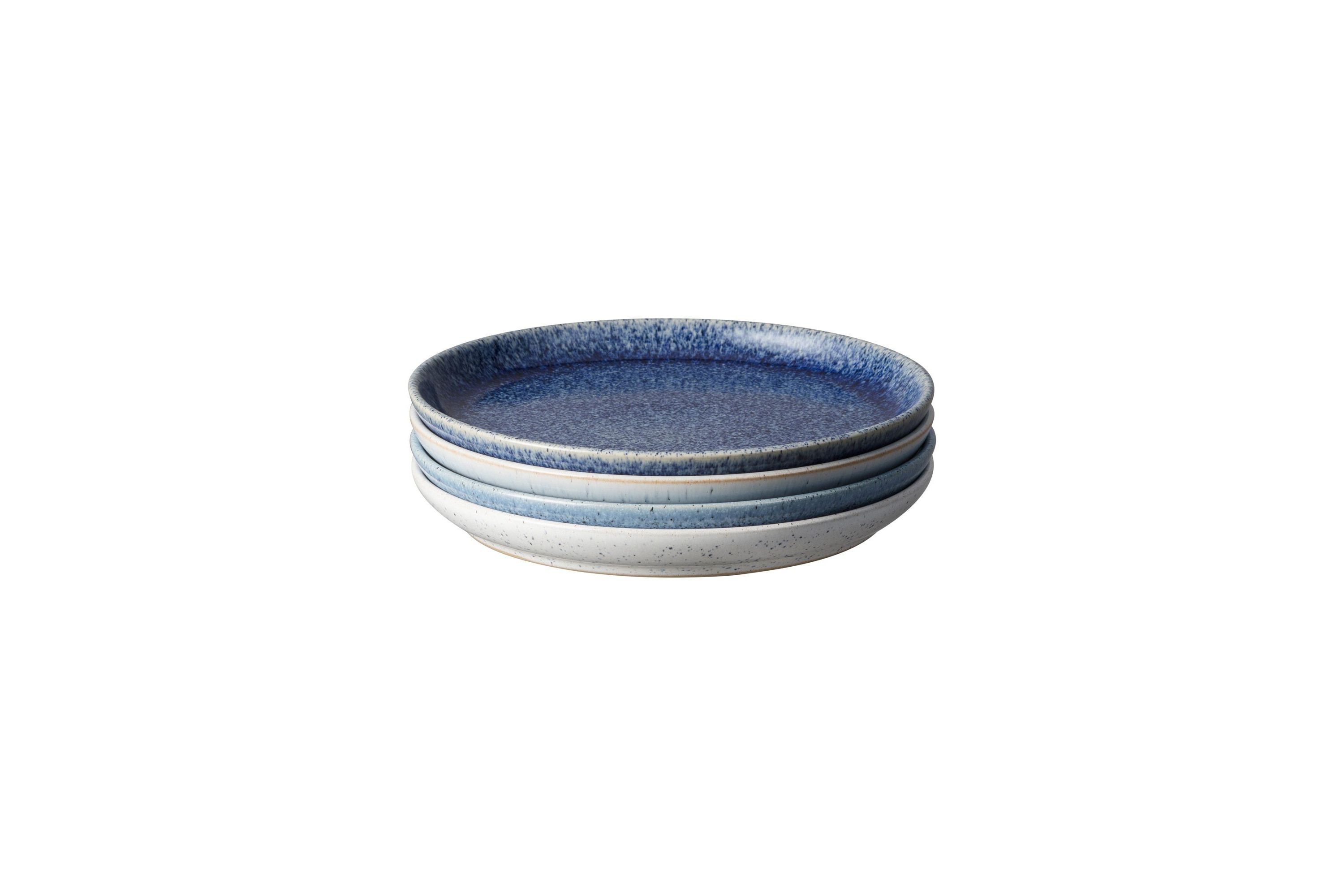Studio Blue Set of 4 Coupe Small Plates