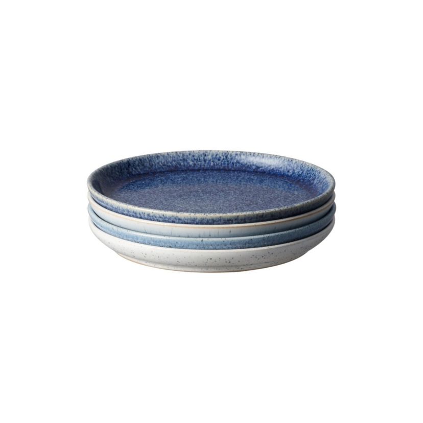 Studio Blue Set of 4 Coupe Small Plates
