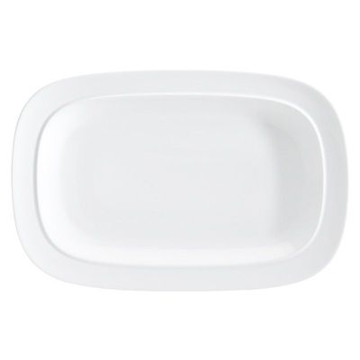 White Square Oblong Platter