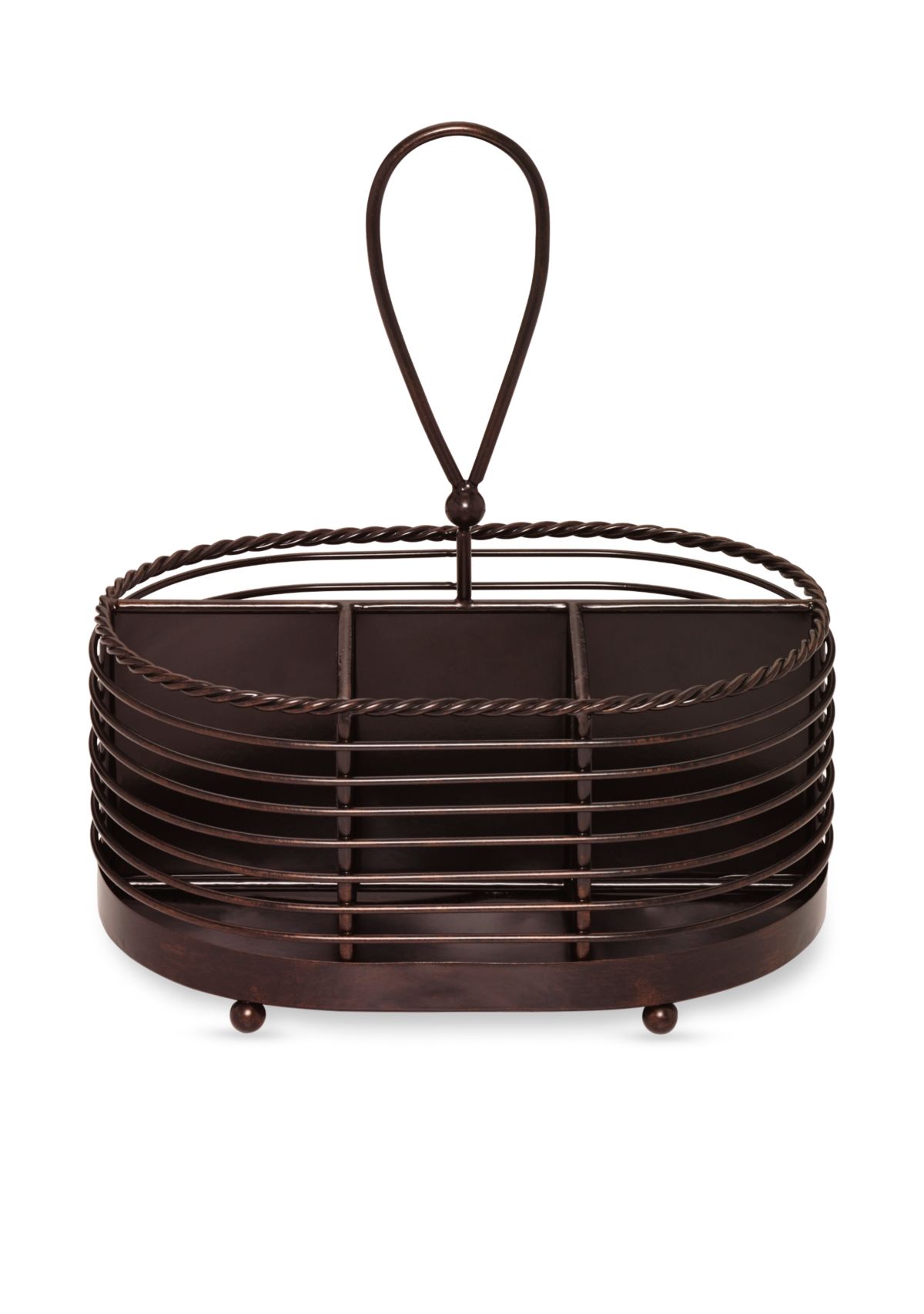 Gourmet Basics Rope Napkin & Flatware Caddy