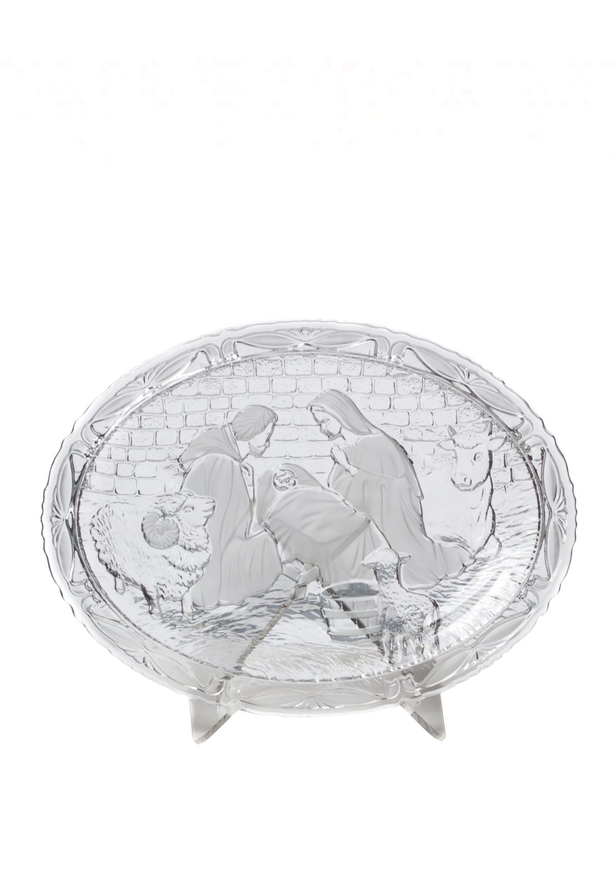 Nativity Plaque with Stand