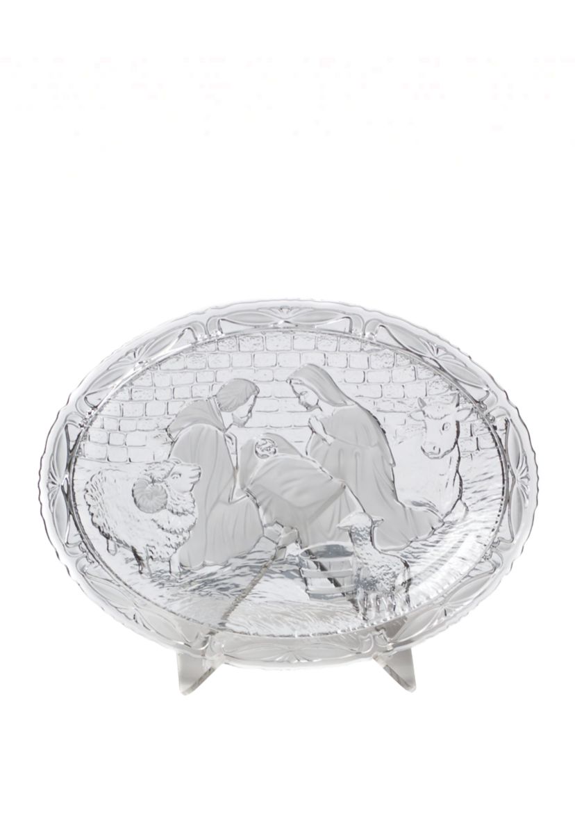 Nativity Plaque with Stand