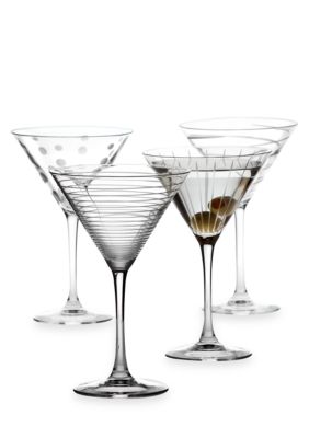 One Mikasa Martini Glass Havana Design 