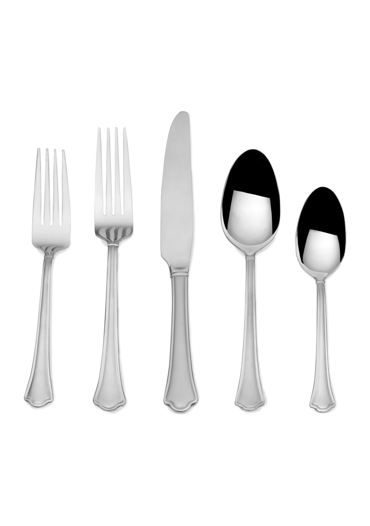 Capri Frost 20-Piece Stainless Steel Flatware Set
