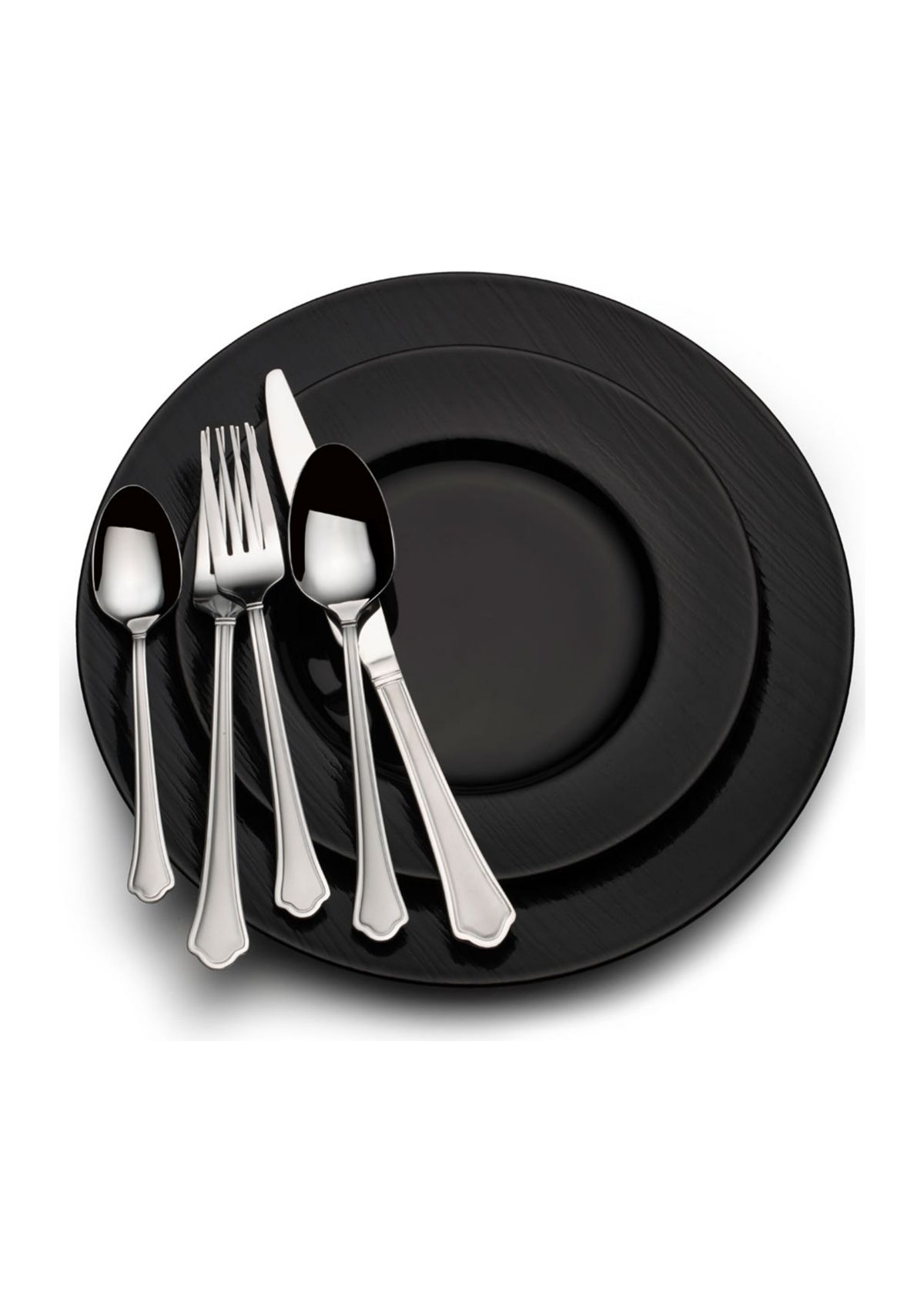 Capri Frost 20-Piece Stainless Steel Flatware Set