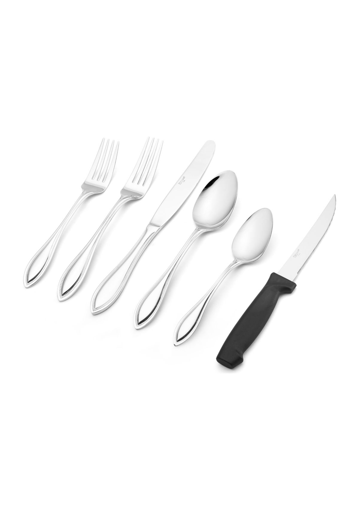 American Bead 53 Piece Stainless Steel Flatware Set