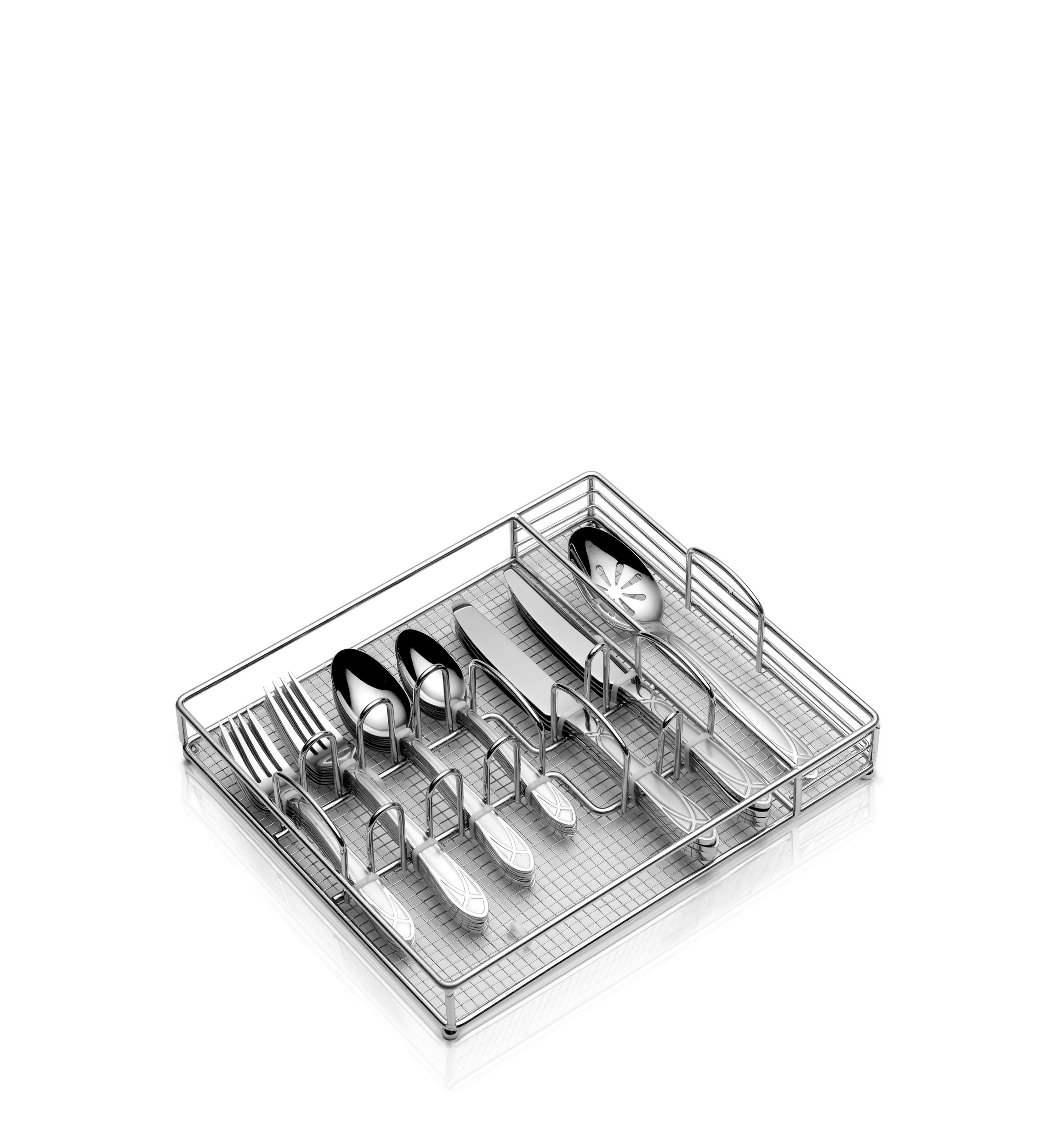 Everyday Mirage Frost Flatware 45-Piece Set