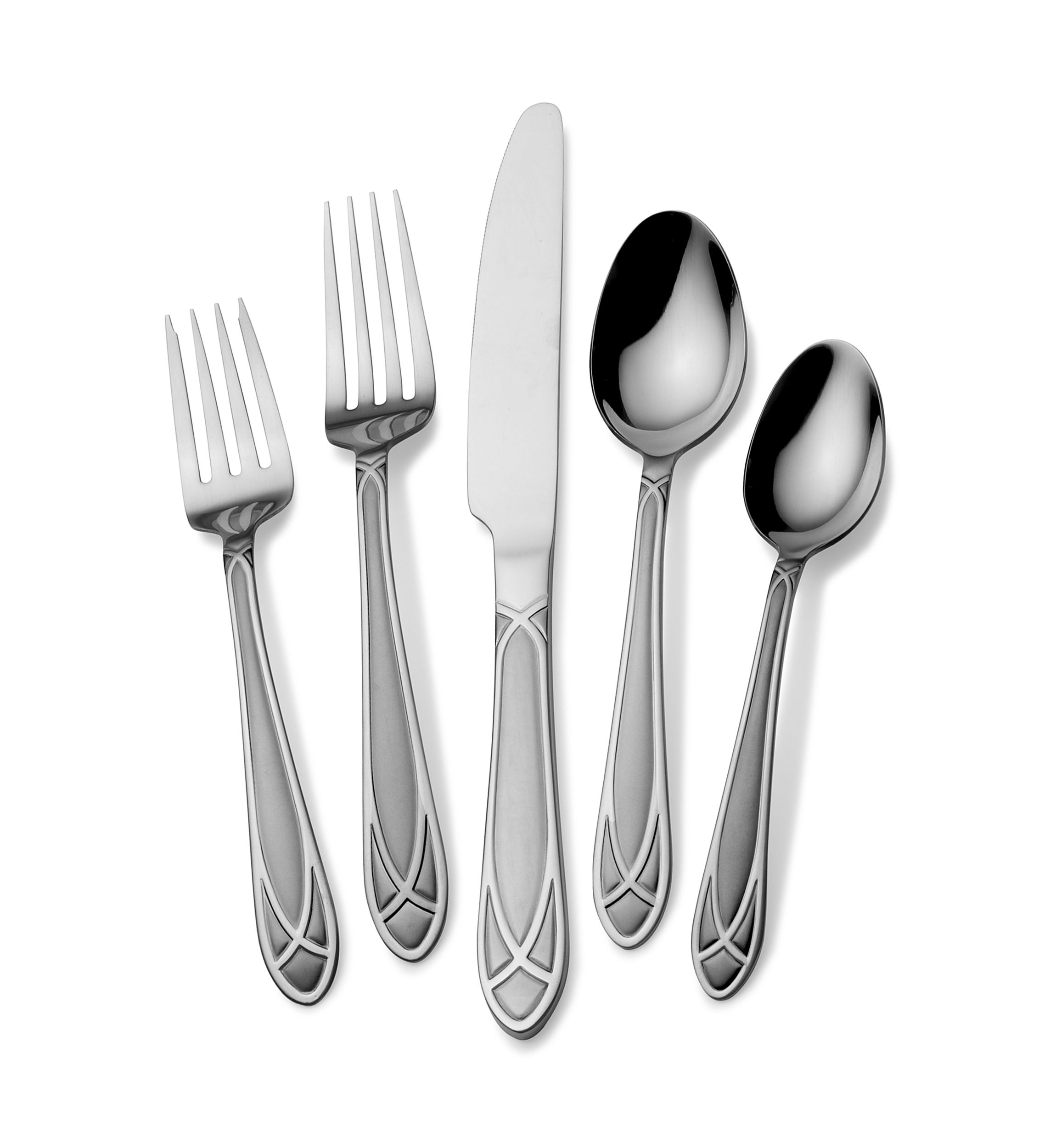 Everyday Mirage Frost Flatware 45-Piece Set