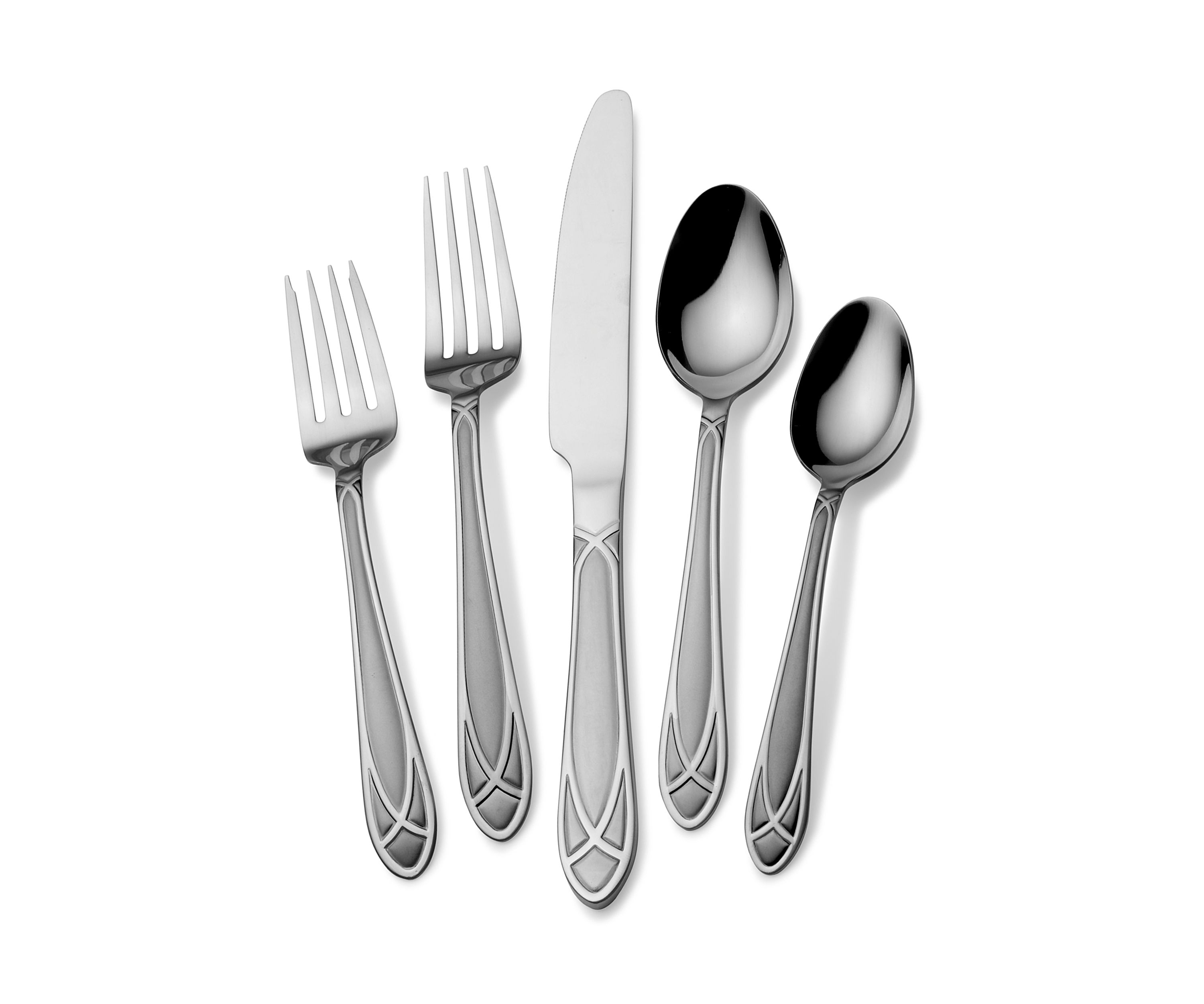 Everyday Mirage Frost Flatware 45-Piece Set