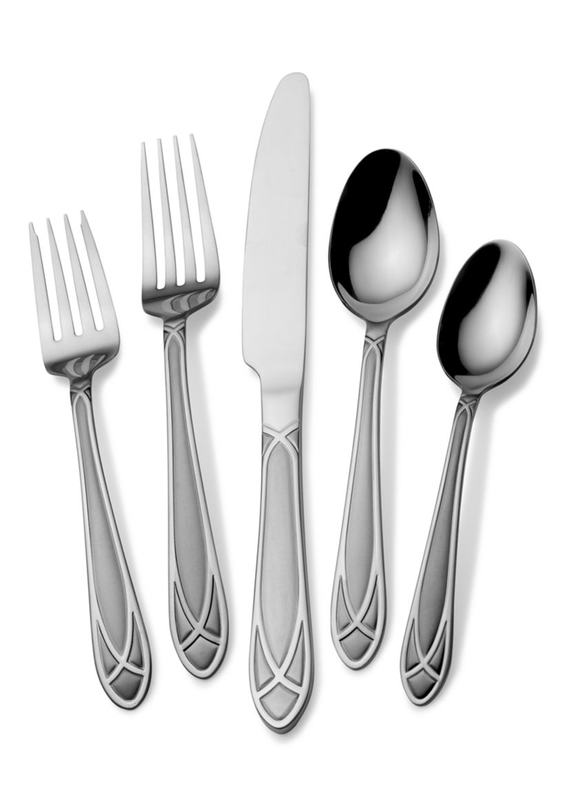 Everyday Mirage Frost Flatware 45-Piece Set