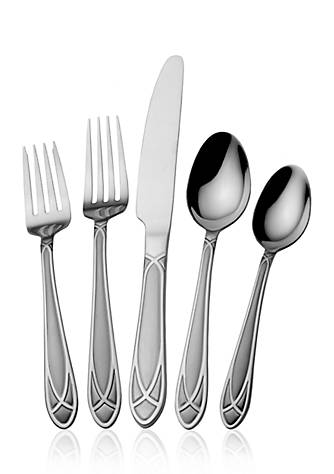 Pflatzgraff MIRAGE FROST Stainless Flatware Set of 4 Place/Oval Soup Spoons 