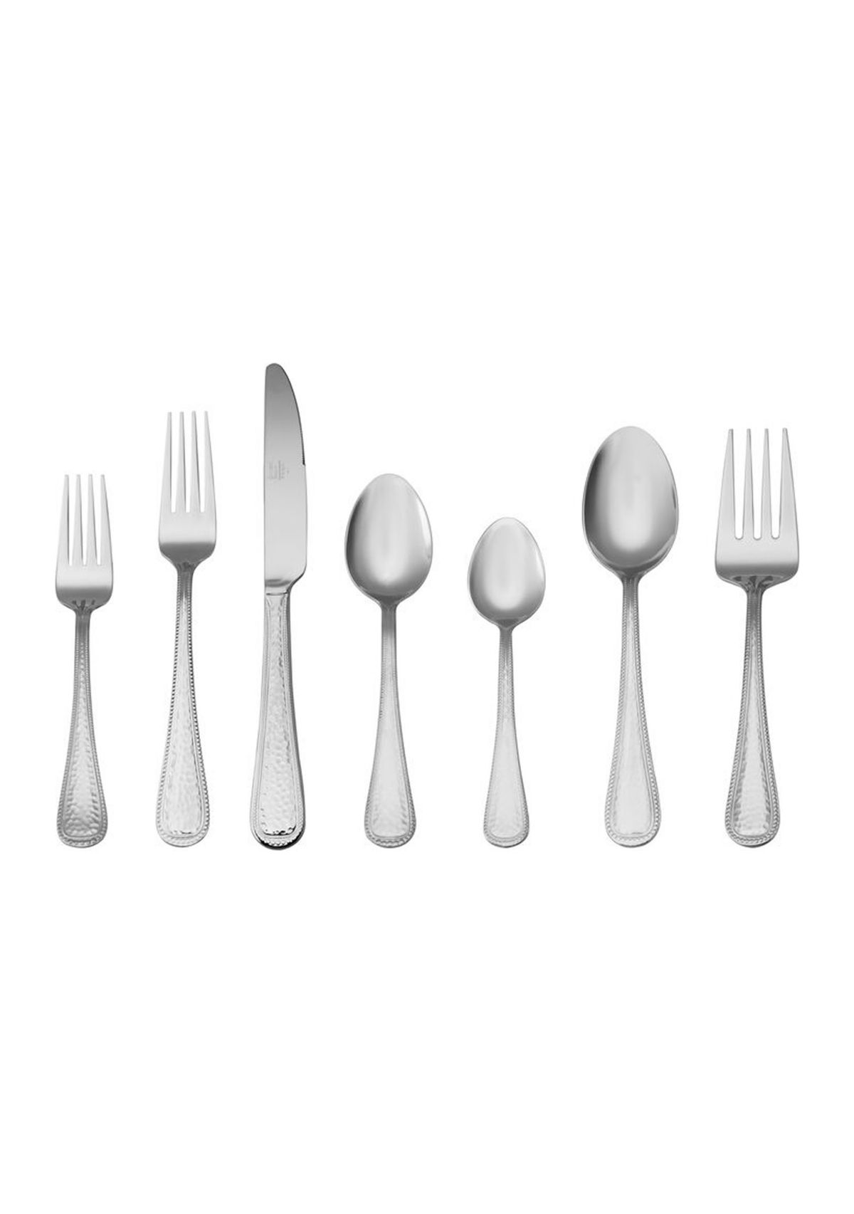 Halston Stainless Steel 42 Piece Flatware Set