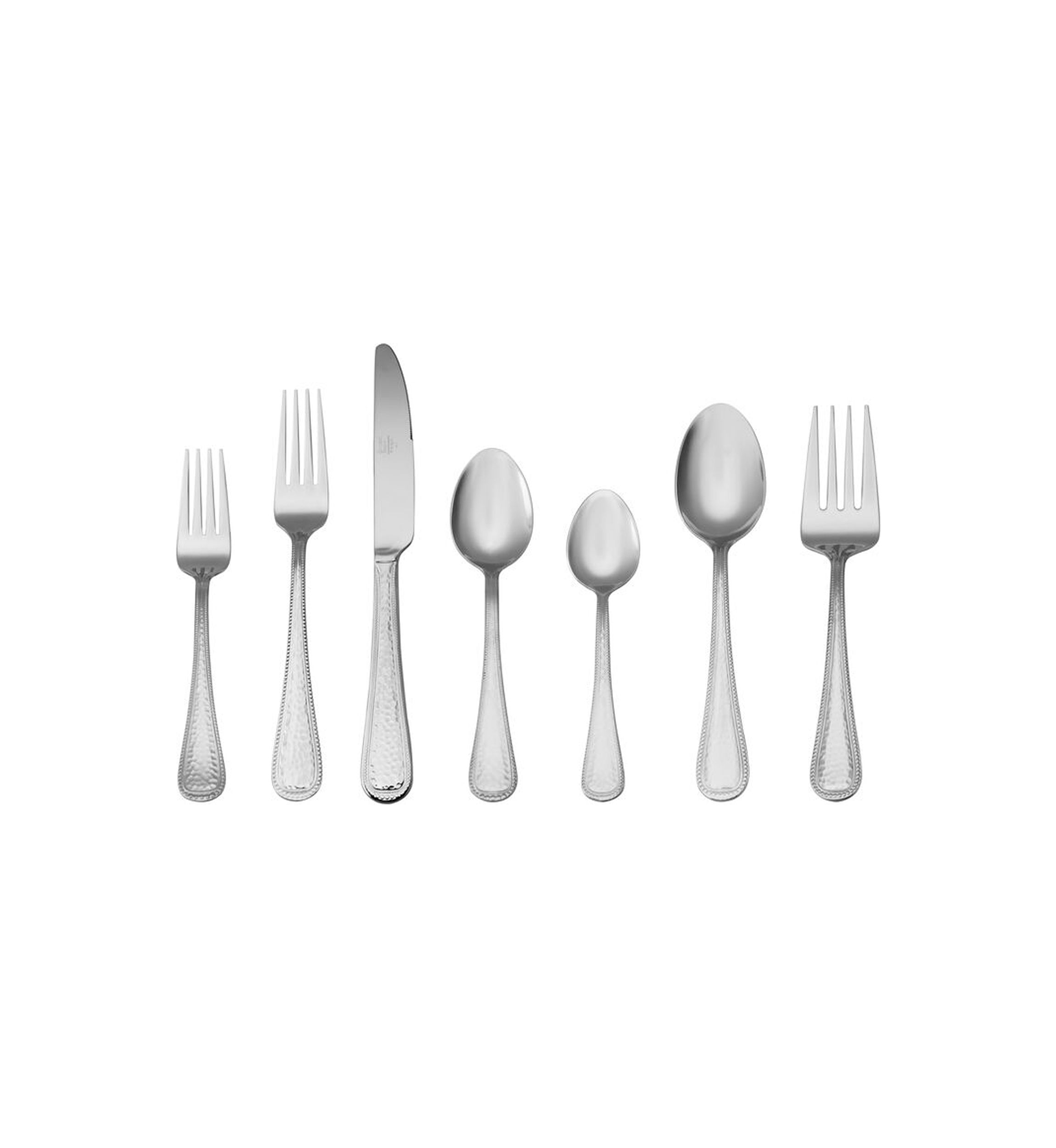 Halston Stainless Steel 42 Piece Flatware Set