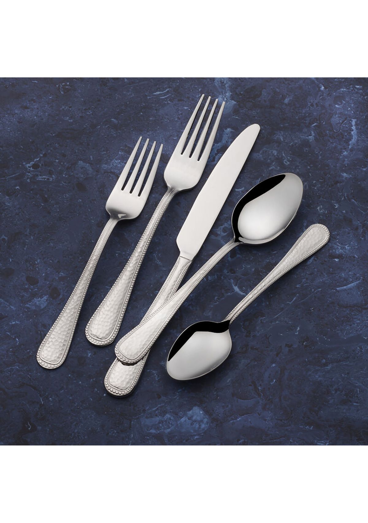 Halston Stainless Steel 42 Piece Flatware Set