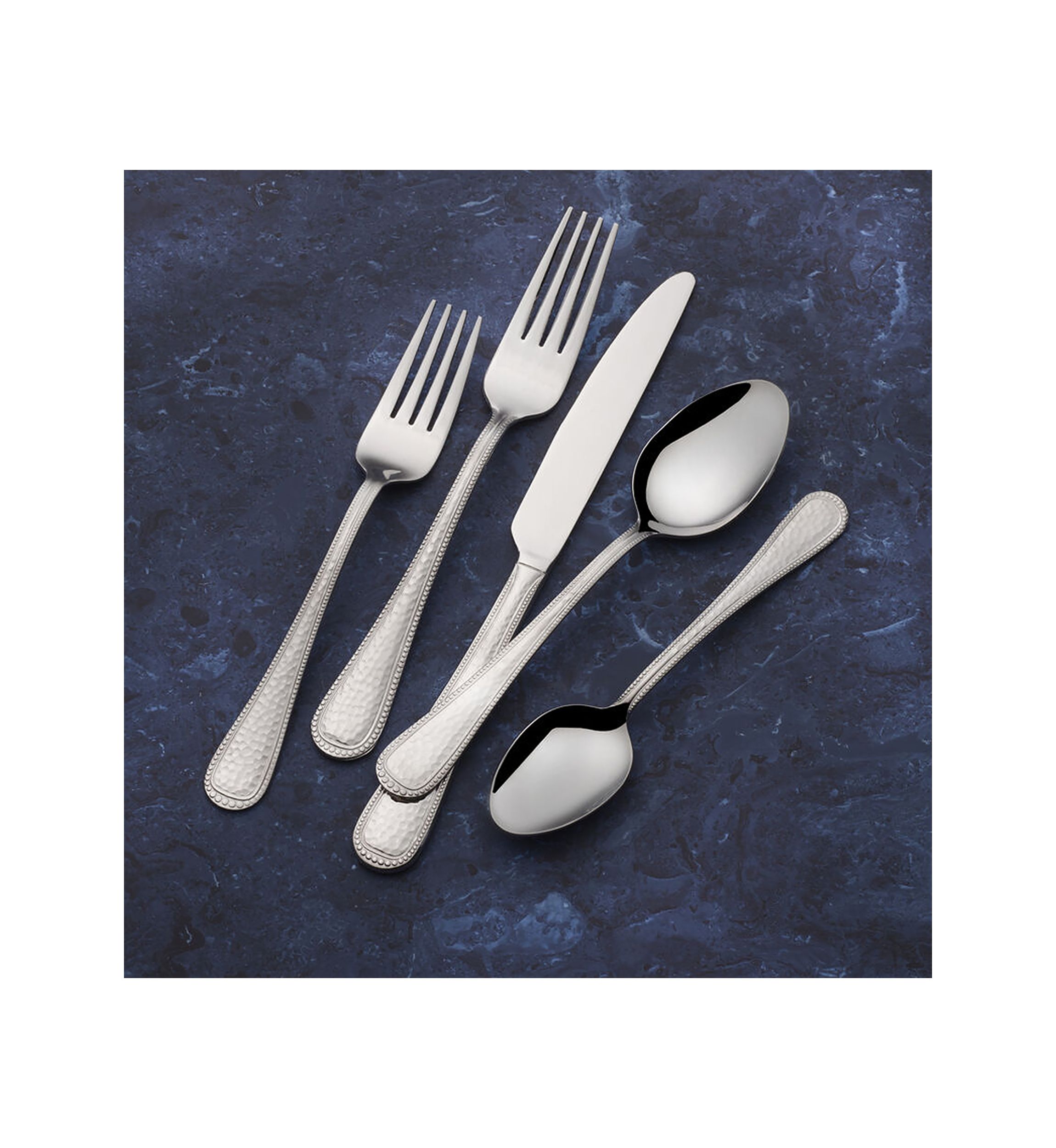 Halston Stainless Steel 42 Piece Flatware Set