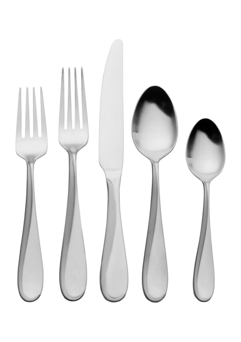 Payton Frost Stainless Steel 20-Piece Flatware Set, Service for 4