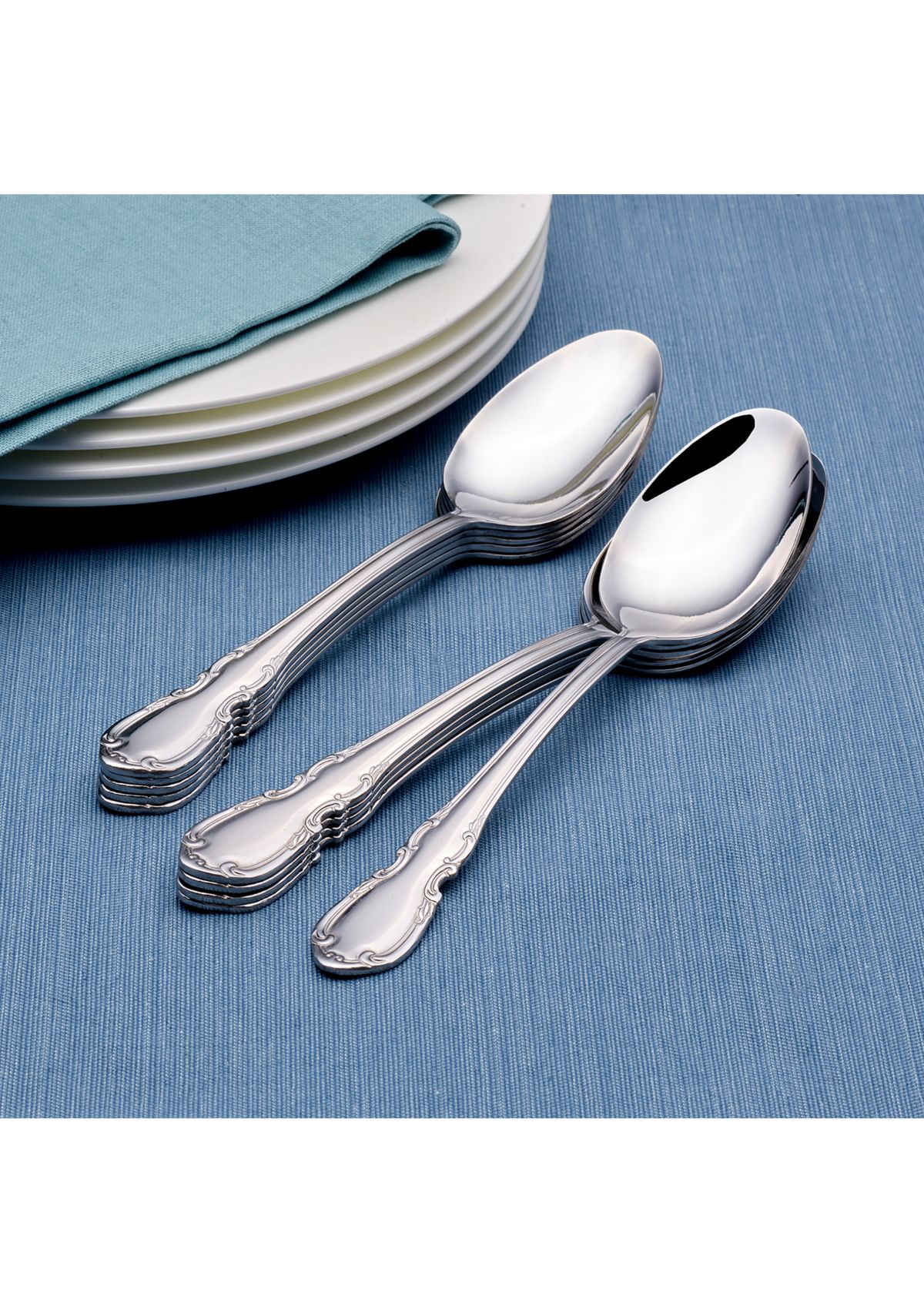 Stainless Steel Vienna 10-Piece Dinner Spoon Set