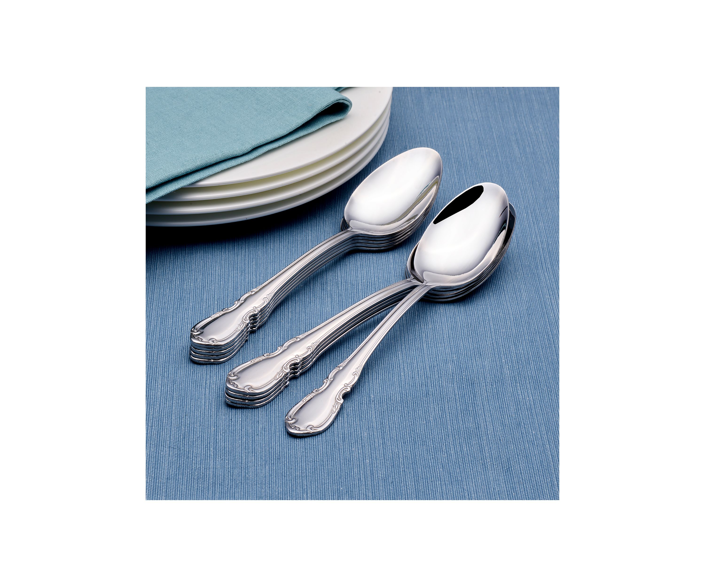 Stainless Steel Vienna 10-Piece Dinner Spoon Set