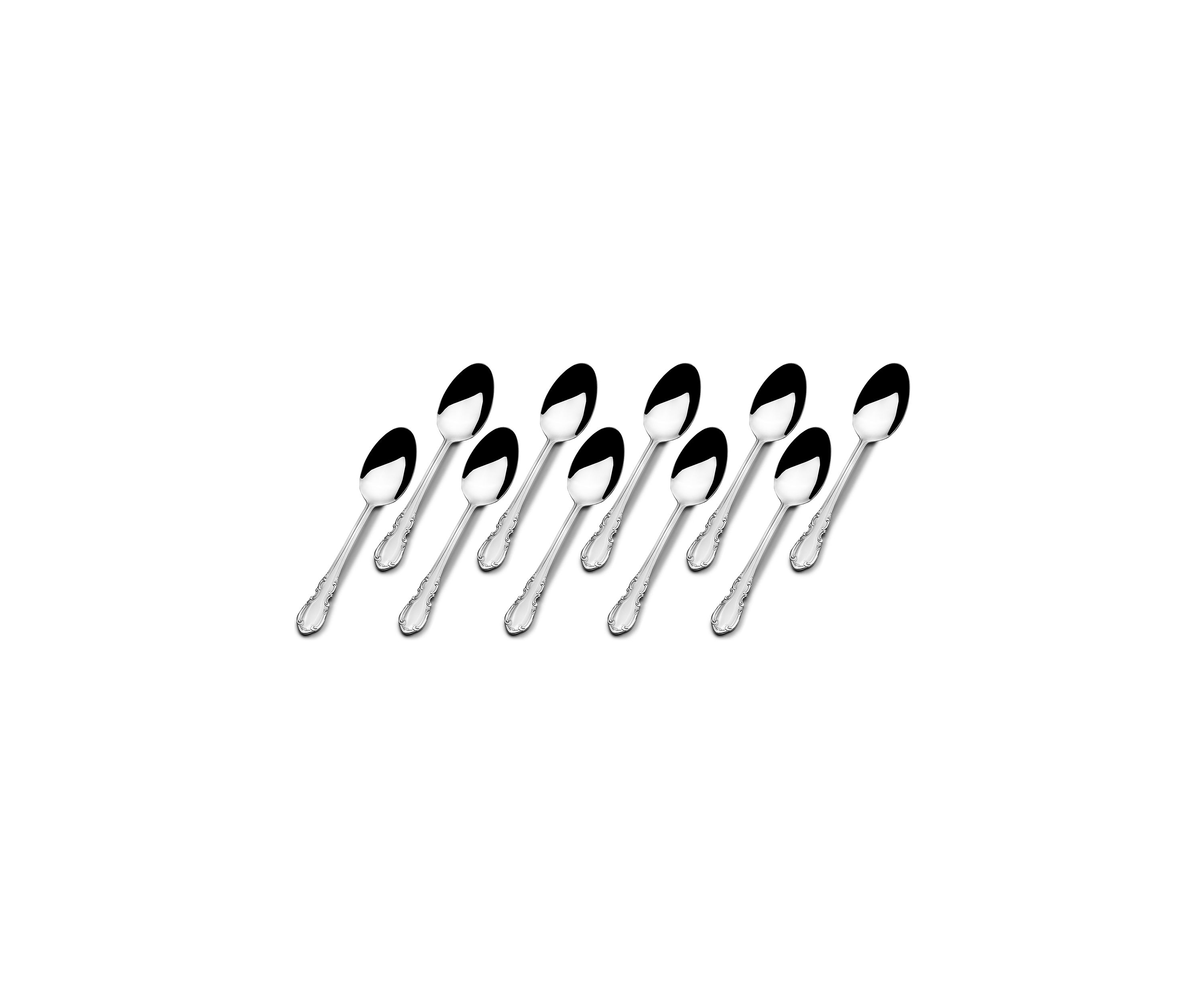 Stainless Steel Vienna 10-Piece Dinner Spoon Set
