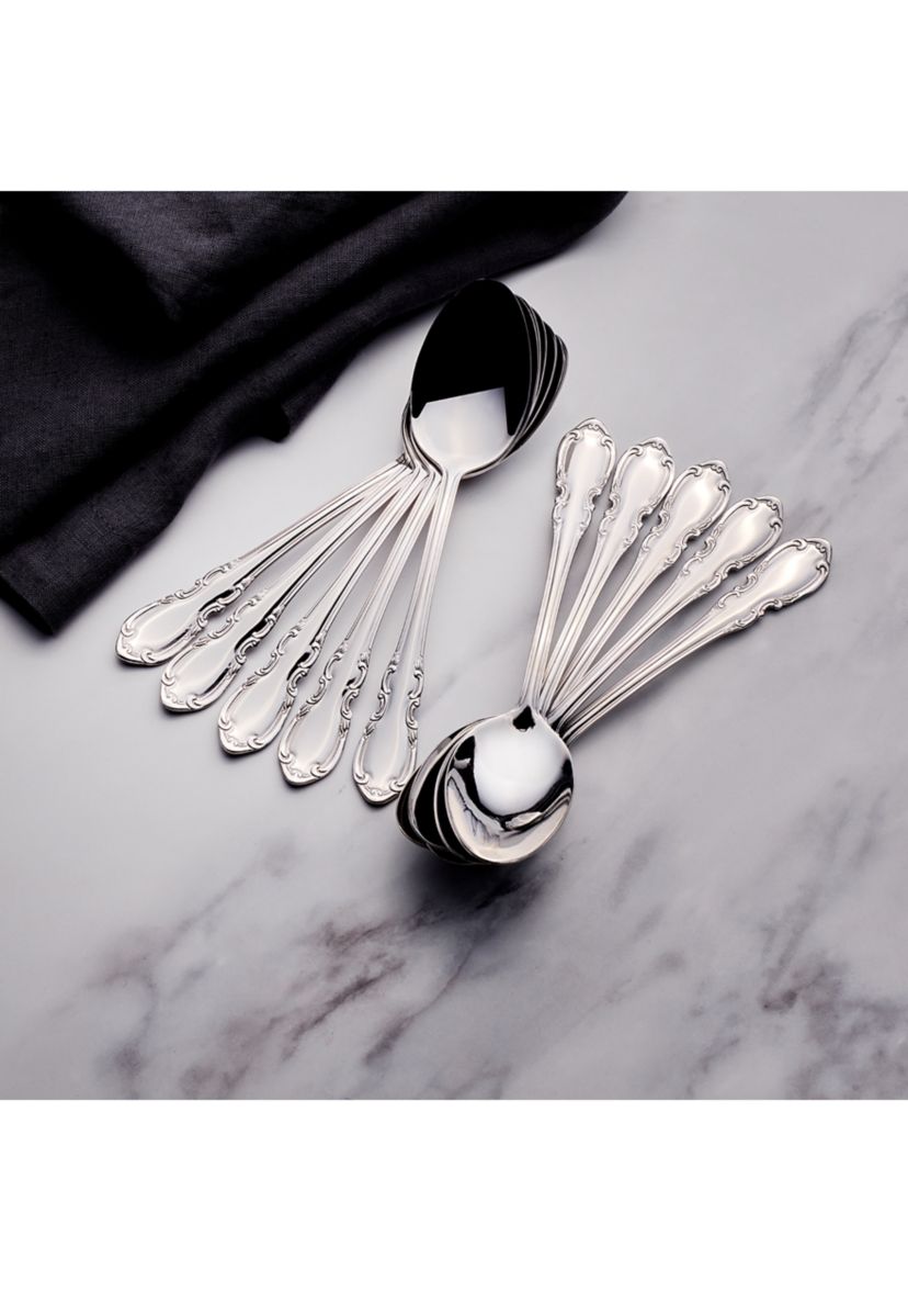 Stainless Steel Vienna 10-Piece Dinner Spoon Set
