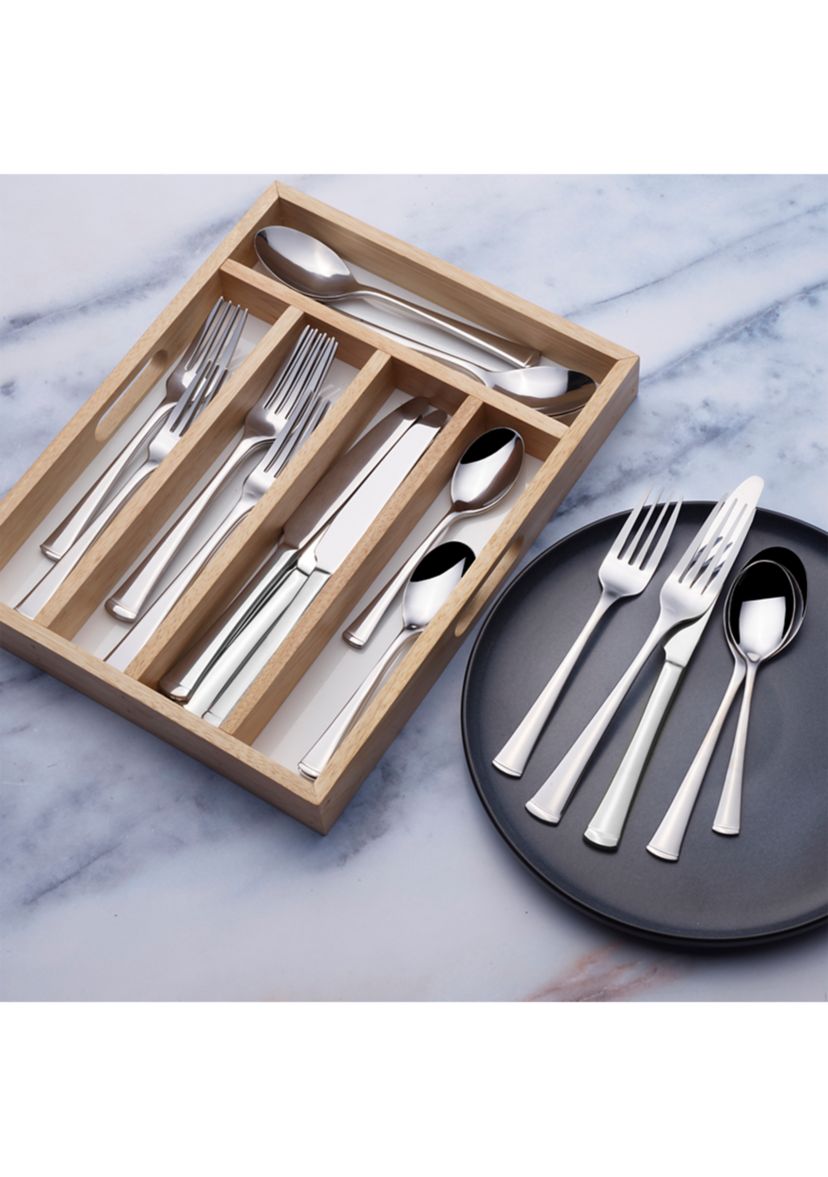 Contempo 40 Piece Flatware Set with Caddy