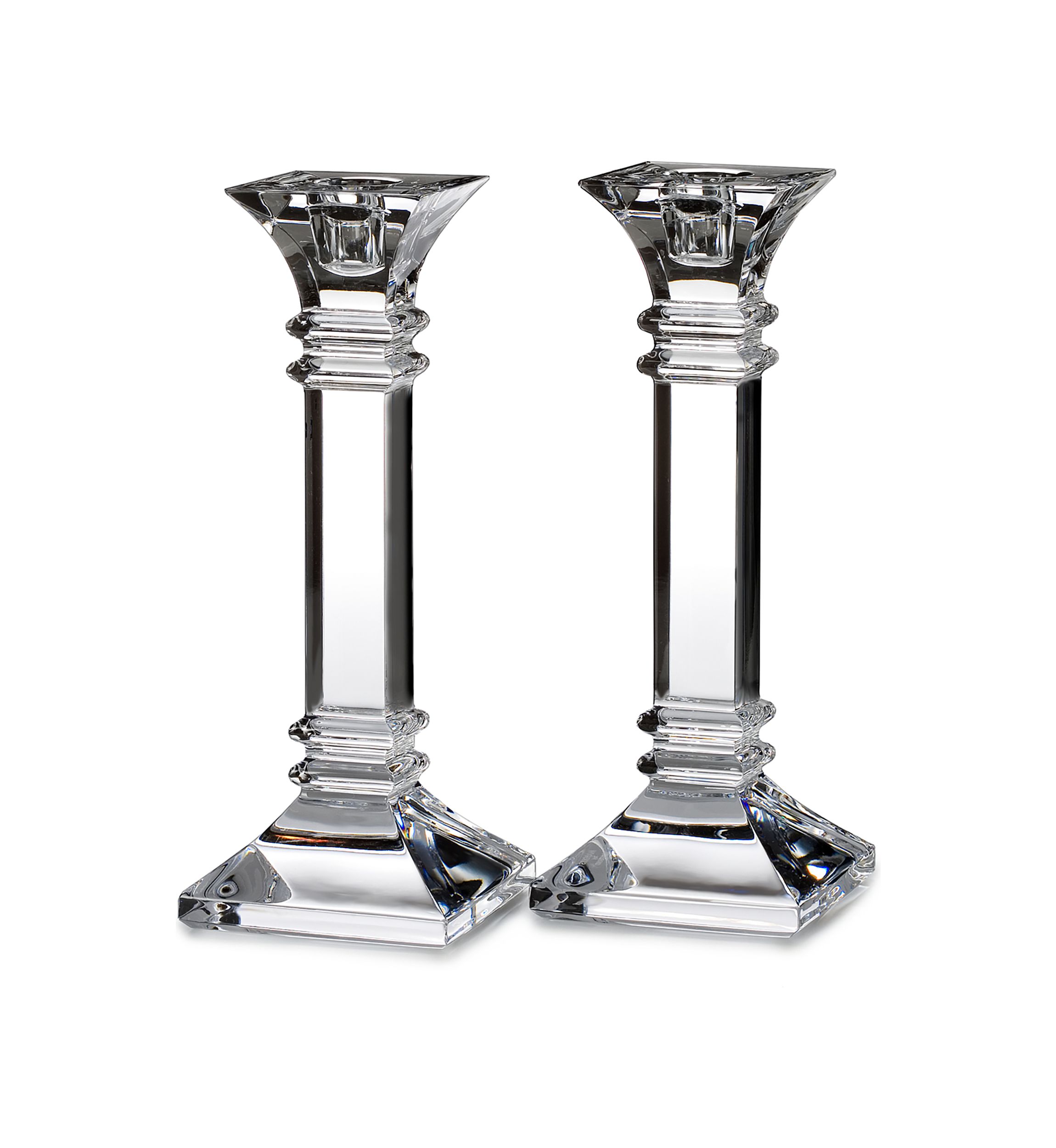 Treviso Crystal Candlesticks