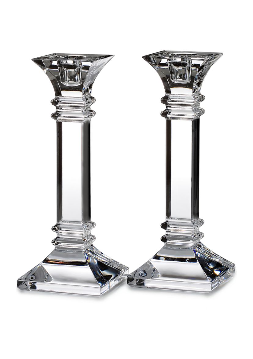 Treviso Crystal Candlesticks
