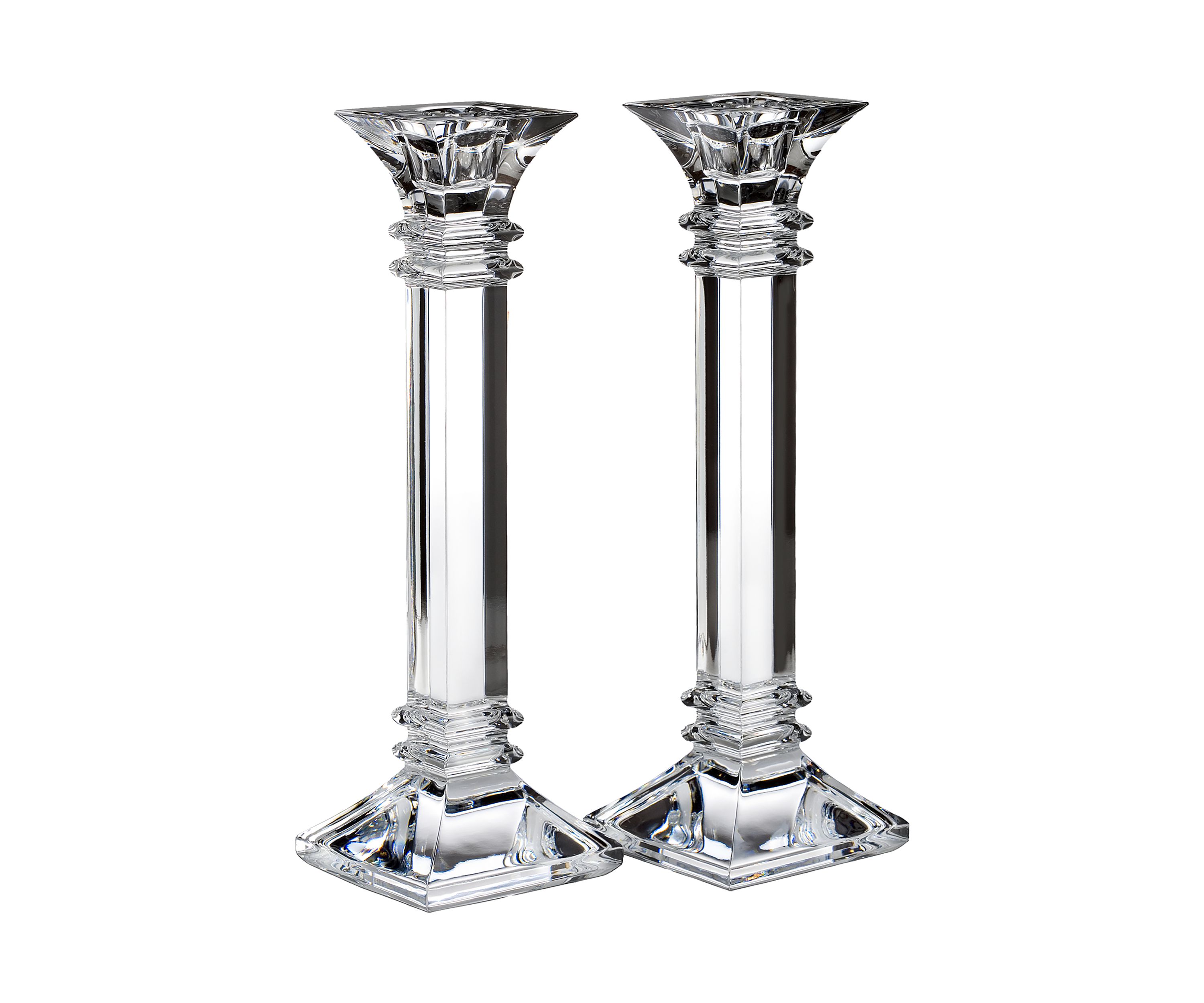 Treviso Crystal Candlesticks