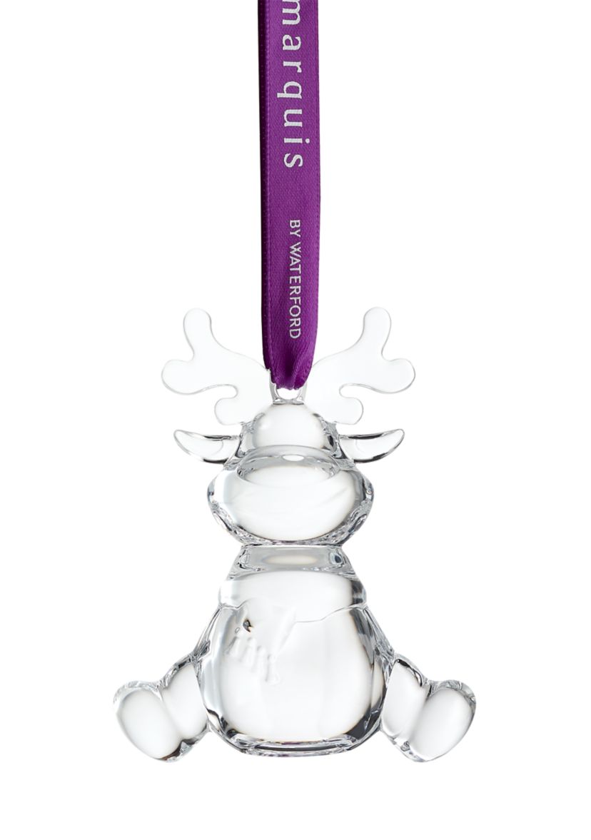 Marquis Reindeer Crystal Ornament