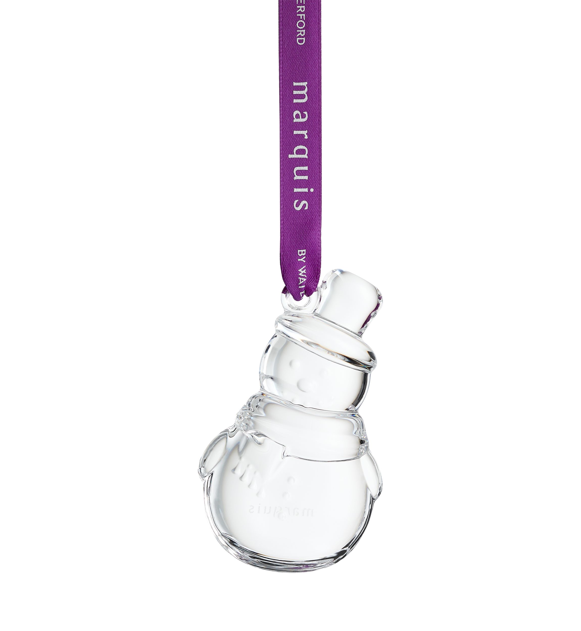 Marquis Snowman Crystal Ornament