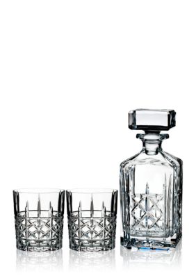 Marquis by Waterford Brady Double Old Fashioned Pair with Decanter