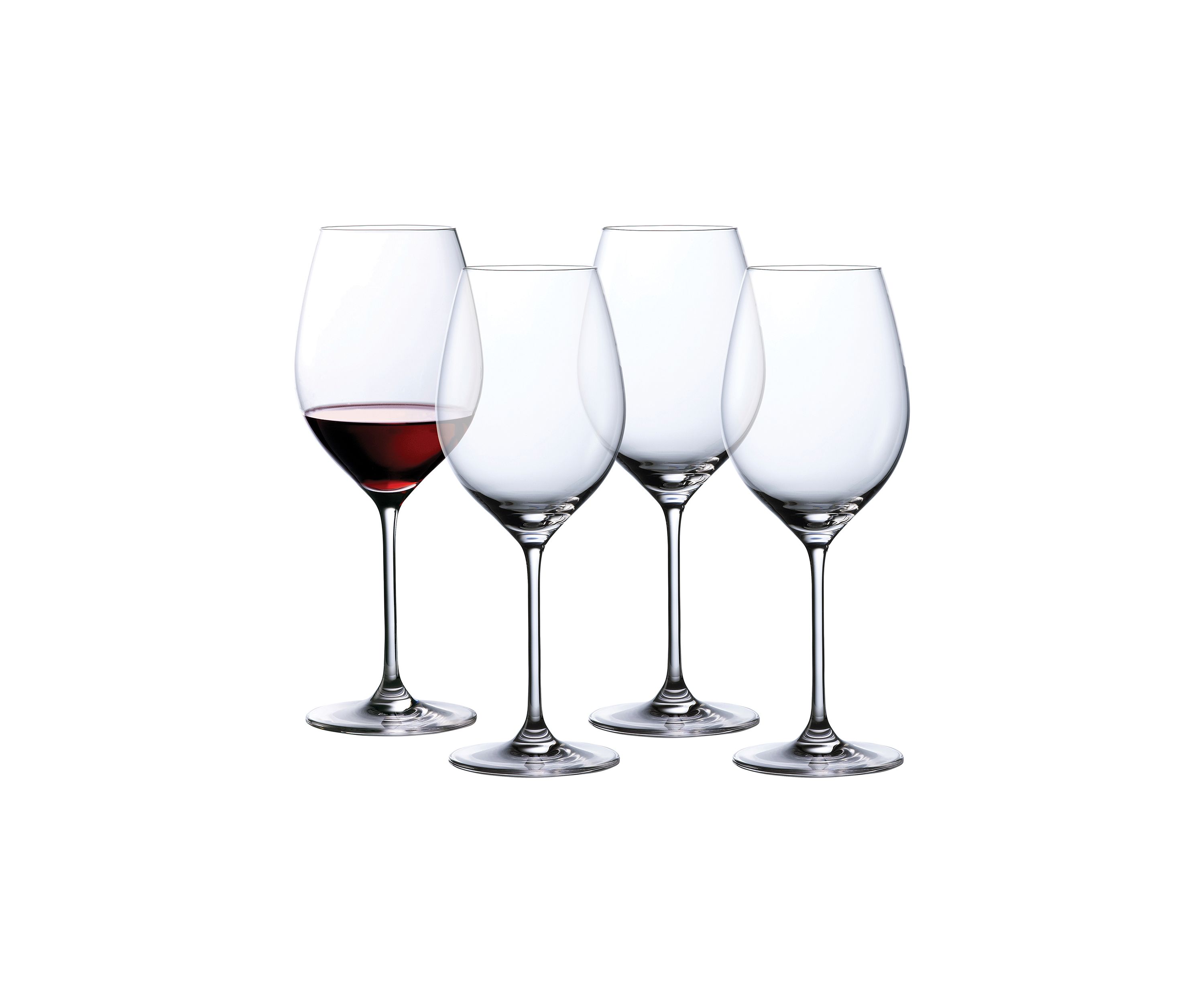 Red Wine Glasses - Set of 4