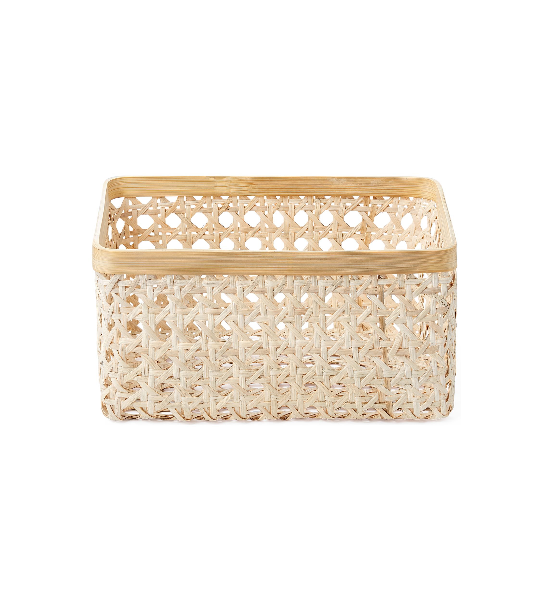 Wicker Rectangular Basket