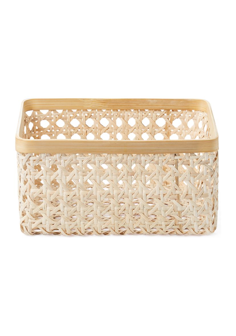 Wicker Rectangular Basket