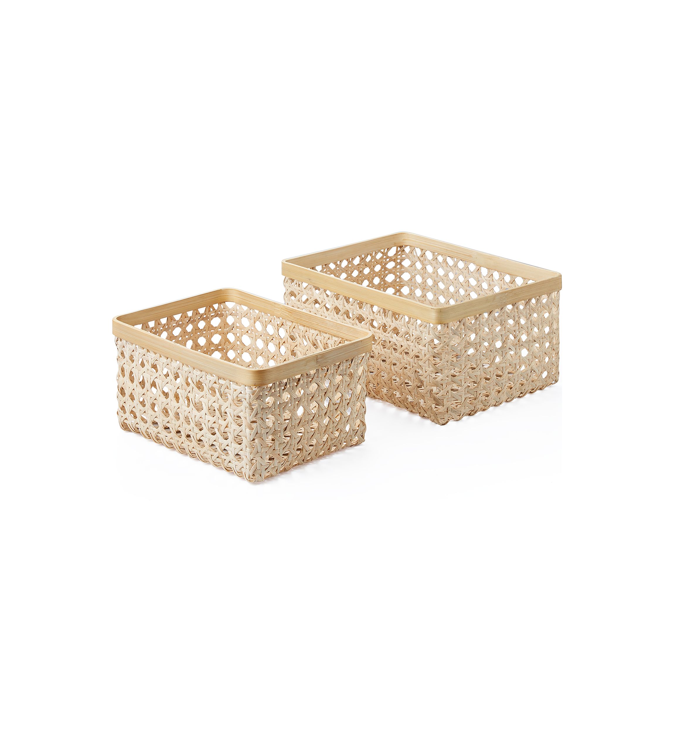 Wicker Rectangular Basket