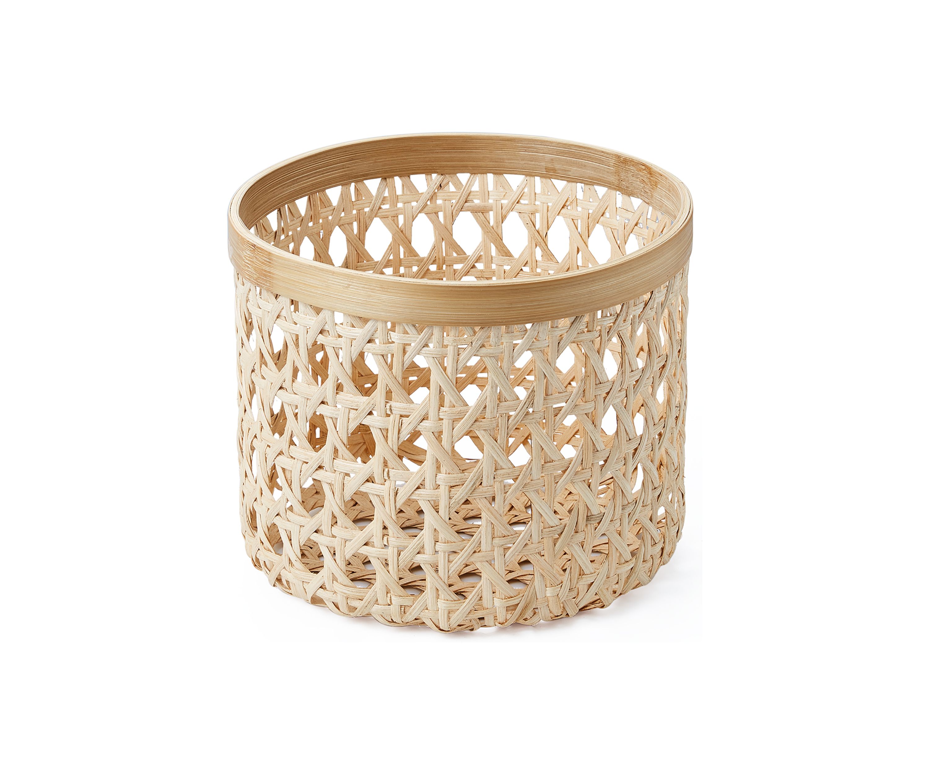 Cane Round Basket 